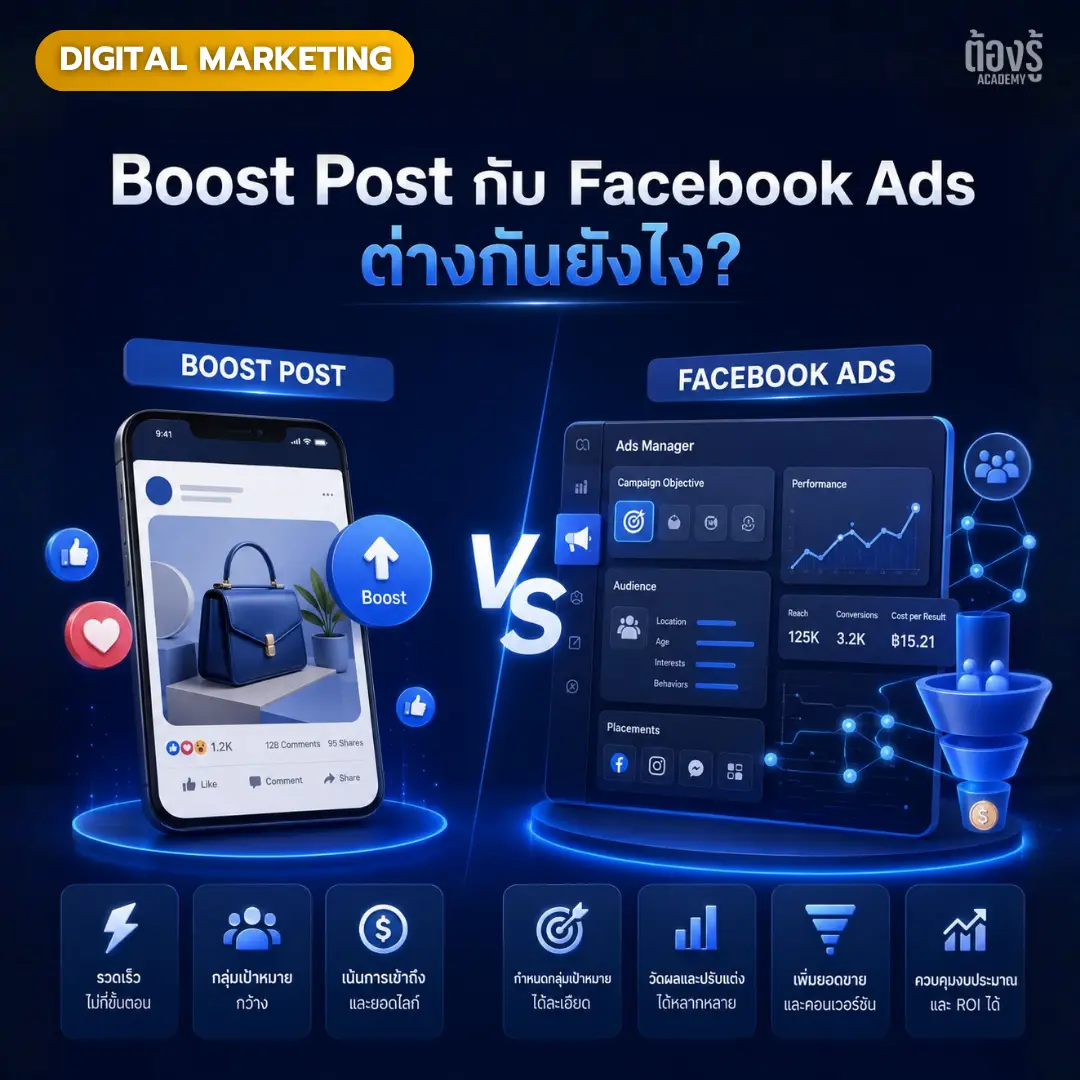 Boost Post กับ Facebook Ads