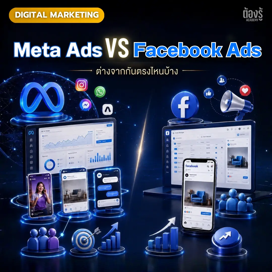 Meta Ads vs Facebook Ads คืออะไร